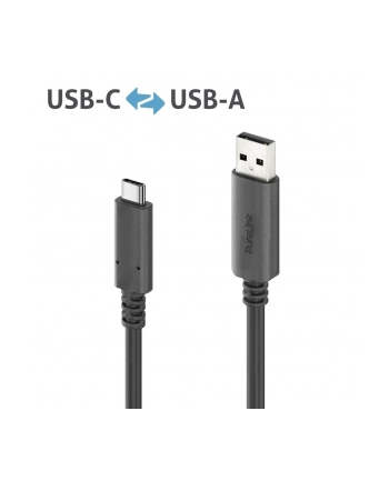 Purelink Kabel USB v3.2 USB-C / USB-A – 5 metrów (PI6100050)