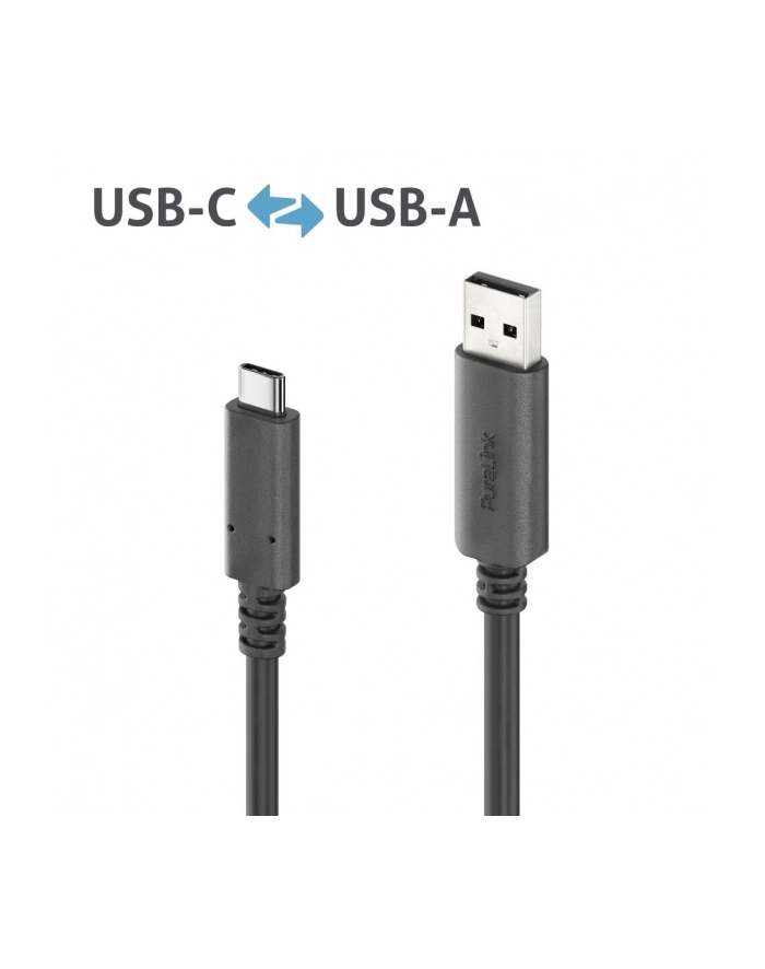 Purelink Kabel USB v3.2 USB-C / USB-A – 5 metrów (PI6100050) główny