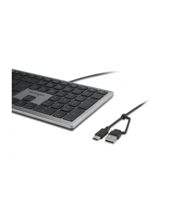 kensington Klawiatura przewodowa KB515 EQ USB-C/USB-A