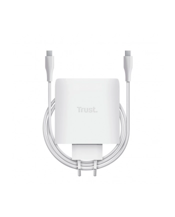 trust Ładowarka biała MAXO GaN 100W 2x USB-C nr 1