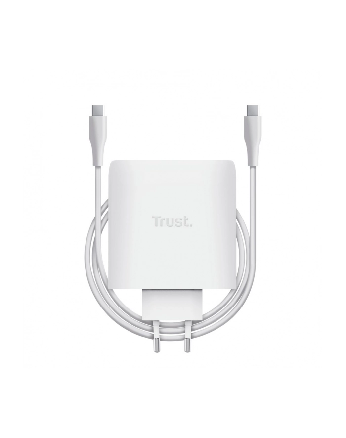 trust Ładowarka biała MAXO GaN 100W 2x USB-C główny