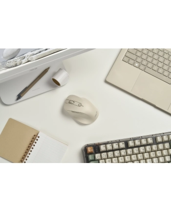 asus Mysz bezprzewodowa MD105 Milky White
