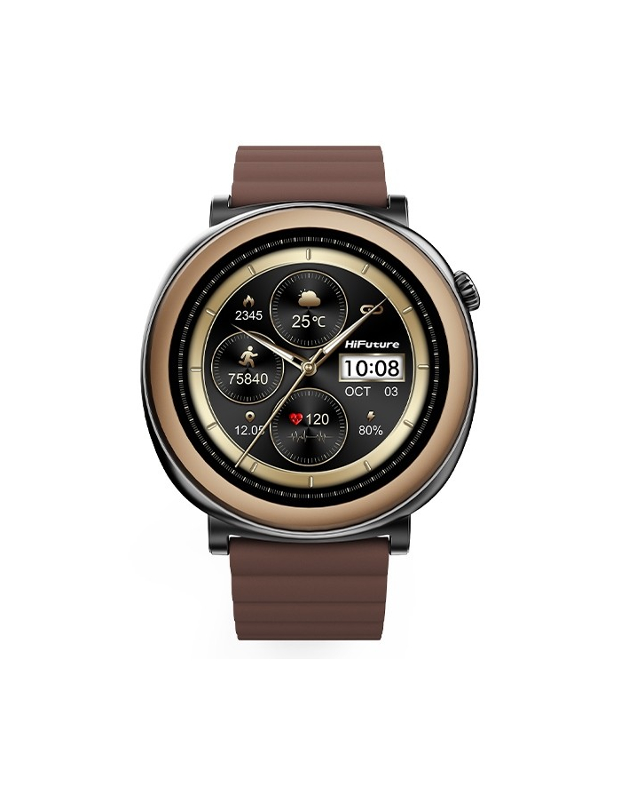 hifuture Smartwatch Aurora Amoled rozmowy AI bršzowy główny