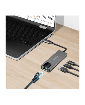 logilink Hub USB 3.2 Gen 1,3port y, z 2.5G Gigabit ethernet nr 1