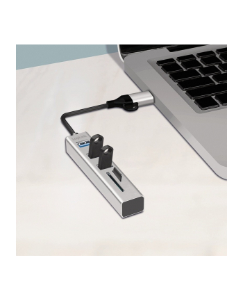 logilink Hub 3xUSB3.0 z czytnikiem kart pamięci