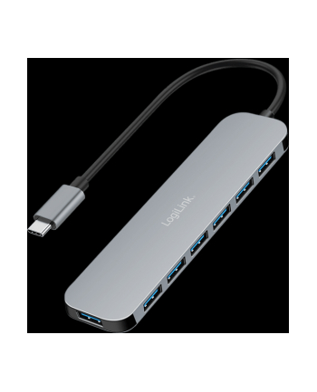 logilink Hub 7 portów USB3.2 USB-A, 5 Gbps, 20W PD