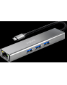 logilink HUB USB3.2 3xUSB-A, 1x RJ45 Gigabit Ethernet - nr 11