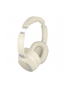 logilink Słuchawki z mikrofonem, BT6.0, ANC, kremowe - nr 2