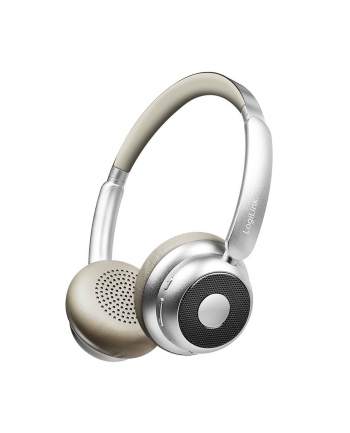 logilink Słuchawki z mikrofonem, BT6.0, ANC, srebrne
