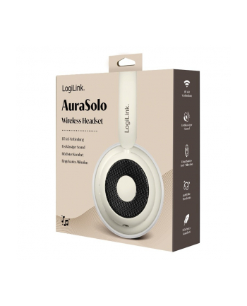 logilink Słuchawki z mikrofonem, BT6.0, ANC, brązowe