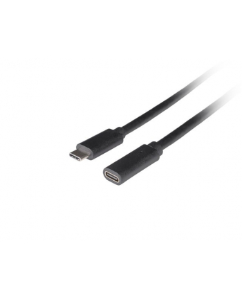 lanberg Przedłużacz USB-C M/F 3.1 0.5m czarny nr 2