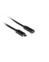 lanberg Przedłużacz USB-C M/F 3.1 0.5m czarny - nr 3