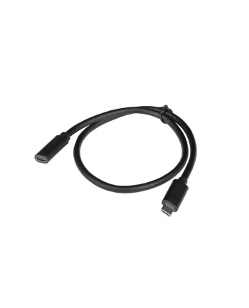 lanberg Przedłużacz USB-C M/F 3.1 0.5m czarny nr 1
