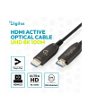 digitus Kabel połączeniowy hybrydowy HDMI AOC | HDMI-A męski-męski | HDMI 2.1 | UHD-2 8K@60Hz | 48Gbps |HDR, eARC, HDCP 2.2, CEC | 100m - nr 3