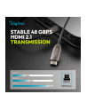digitus Kabel połączeniowy hybrydowy HDMI AOC | HDMI-A męski-męski | HDMI 2.1 | UHD-2 8K@60Hz | 48Gbps |HDR, eARC, HDCP 2.2, CEC | 70m - nr 4