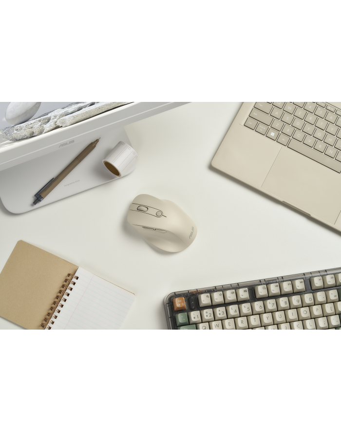 asus Mysz bezprzewodowa MD105 Milky White główny