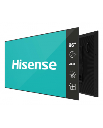 hisense Monitor 86DM66D 86 '' 4K UHD IPS Digital Signage Display 24/7