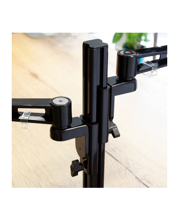 logilink Podwójny uchwyt na monitor 13-26 '', aluminiowy