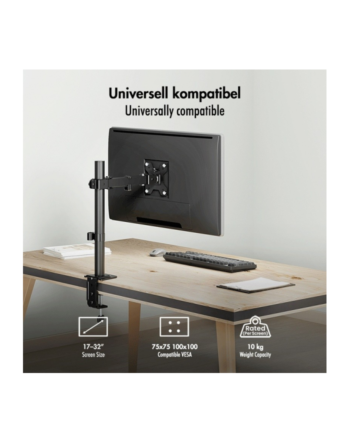 logilink Uchwyt do monitora 17 - 32', max 10kg., stalowy główny