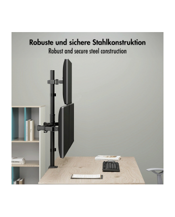 logilink Uchwyt na 3 monitory, 17-27 cale ,max 10kg na ramie