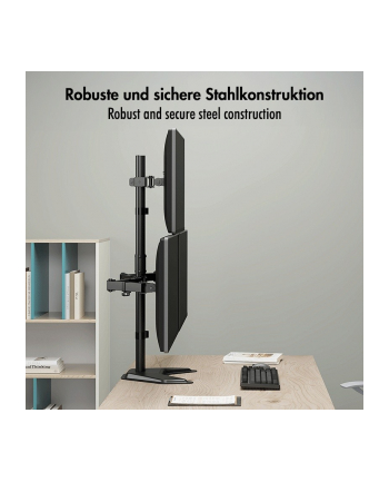 logilink Uchwyt na 3 monitory, 17-32 cale, max 10kg na ramie