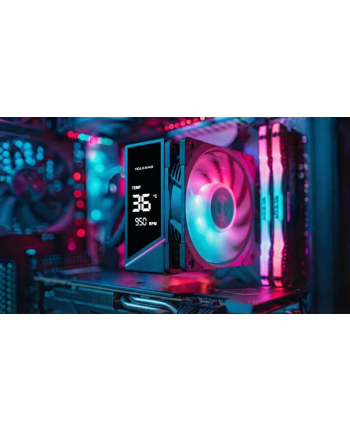 modecom Chłodzenie powietrzne Volcano 0C T102 LCD ARGB 120 czarne nr 2