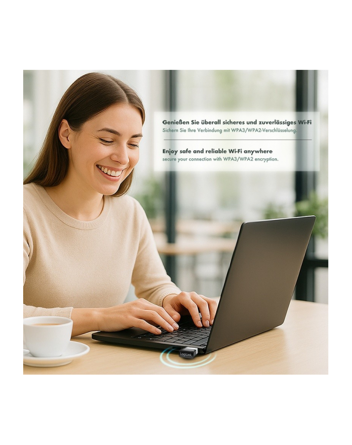 logilink Adapter bezprzewodowy USB WLAN, 11ac, 650Mbit główny