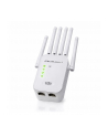qoltec Wzmacniacz sygnału WiFi | Repeater | Access Point | 300Mb/s | 6  anten | 2xRJ45 - nr 15