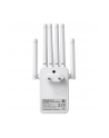 qoltec Wzmacniacz sygnału WiFi | Repeater | Access Point | 300Mb/s | 6  anten | 2xRJ45 - nr 4