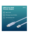 digitus Kabel adapter do konsoli USB-A 2.0 męski do RJ45 | Chipset FTDI (FT232RNL) | jasnoniebieski | 1.8m - nr 5