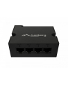 lanberg Przełącznik Din-Fe4-At-30W 1xIn 3xOut 100MB PoE Extender Fast Ethernet Din Rail at 30W - nr 1