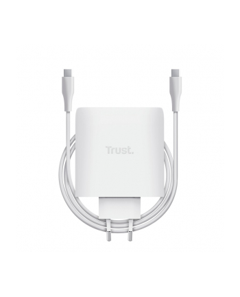 trust Ładowarka biała MAXO GaN 100W 2x USB-C nr 1