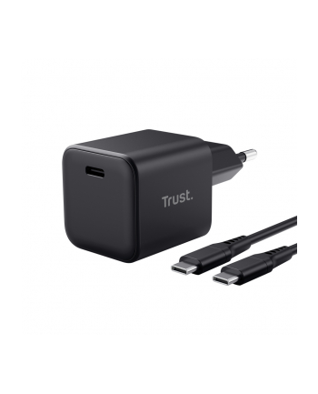 trust Ładowarka Maxo 65W USB-C GaN czarna