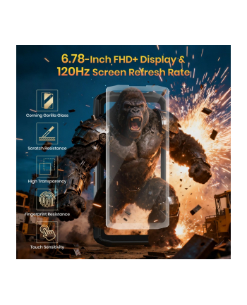 fossibot Smartfon F113 gray nr 2