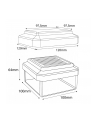 greenblue Lampa solarna LED na słupek GB128 WW 100x100 mm 3200K - nr 8