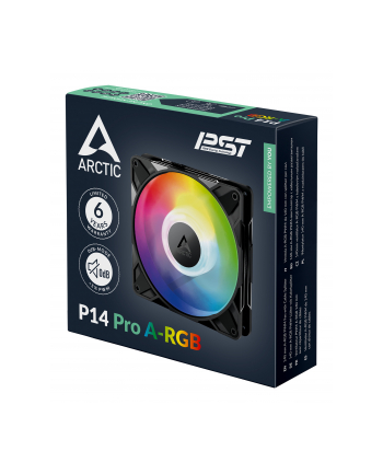 Wentylator ARCTIC P14 Pro A-RGB Czarny nr 2