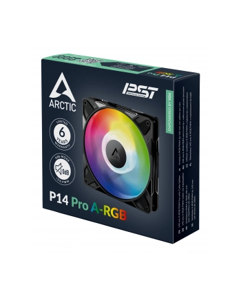 Wentylator ARCTIC P14 Pro A-RGB Czarny nr 2