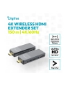 digitus Przedłużacz / Extender HDMI bezprzewodowy do 100/150m | UHD 4K@60Hz | Audio (Zestaw) - nr 15