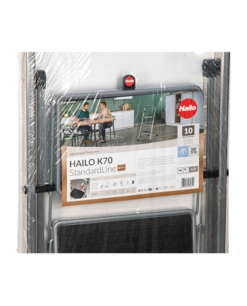 Hailo Drabina Schodkowa Składana Profistep 3-Stopniowa 4393-801 nr 1