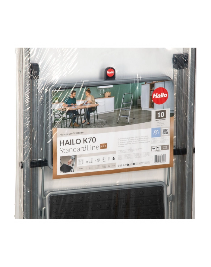 Hailo Drabina Schodkowa Składana Profistep 3-Stopniowa 4393-801 główny