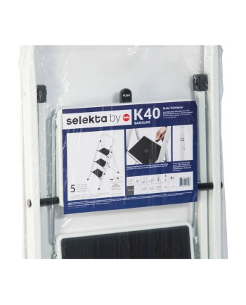 Hailo Schodki Składane Aluminiowe K40 Basicline 3 St Wys. Rob. 2,45M 4397200 nr 1