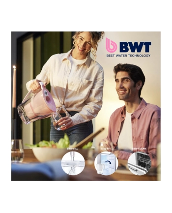 Dzbanek filtrujący Bwt Aqualizer Home 2,7l Różowy nr 1