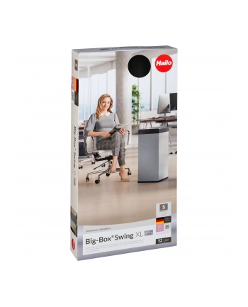 Hailo Big-Box Swing H-0860-241 Kosz Xl 52L Czarny nr 1