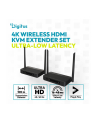 digitus Przedłużacz / Extender HDMI bezprzewodowy z KVM do 100m | UHD 4K@60Hz | Audio | Niskie opóźnienie 16ms (Zestaw) - nr 6
