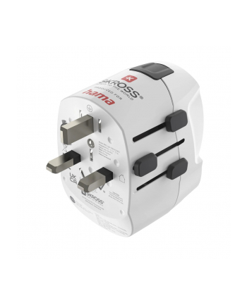 Hama Weltreiseadapter ProLight 0PD, 3-polig, 30 W