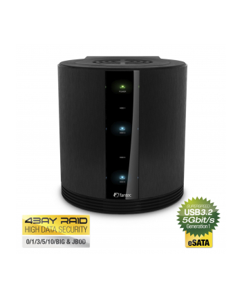 FANTEC SQ-35RU3e czarny 4x3,5  SATA RAID HDD nr 2
