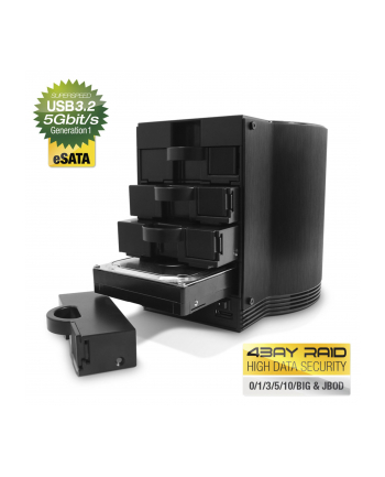 FANTEC SQ-35RU3e czarny 4x3,5  SATA RAID HDD nr 1