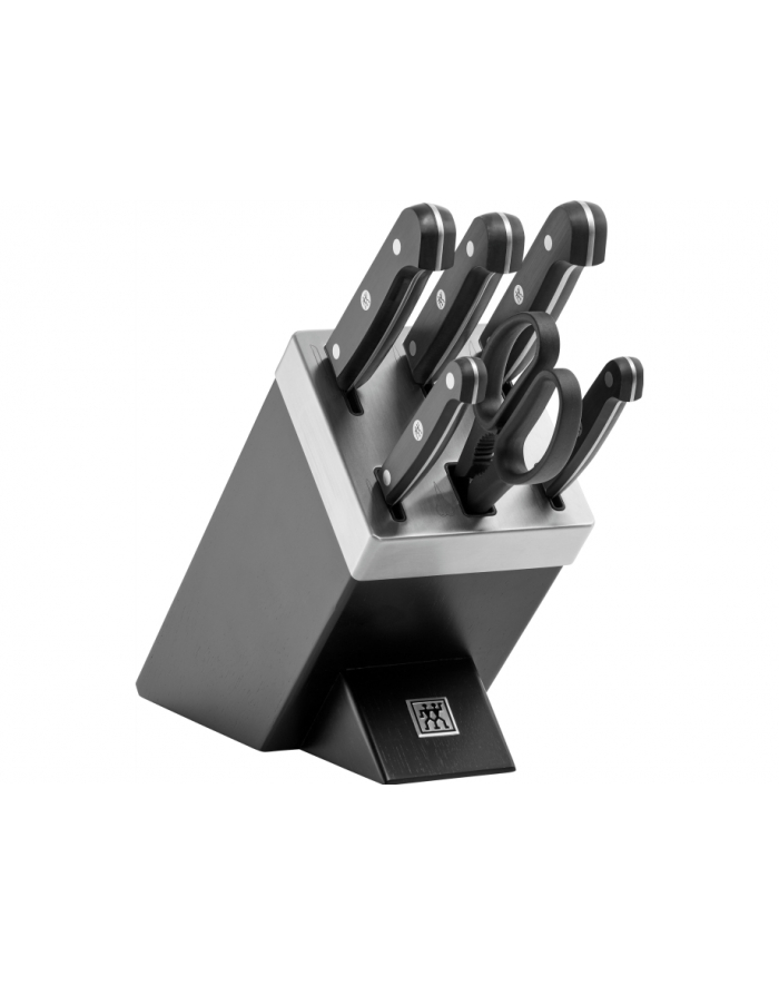 Zwilling Gourmet Knife block set 7-pc, self sharpening, black główny