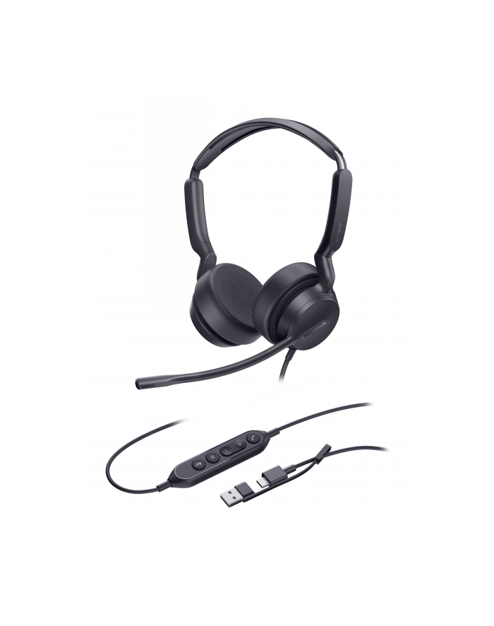 Yealink Uh42 Dual Uc Usb-C/A Zestaw Słuchawkowy Przewodowa Opaska (82471886) główny