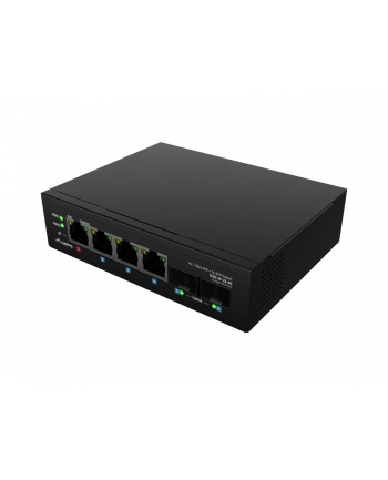lanberg Przełącznik ILGE-4P-2S-90 Light Industrial POE 1XBT 3XAT 2XSFP DIN   Gigabit Ethernet
